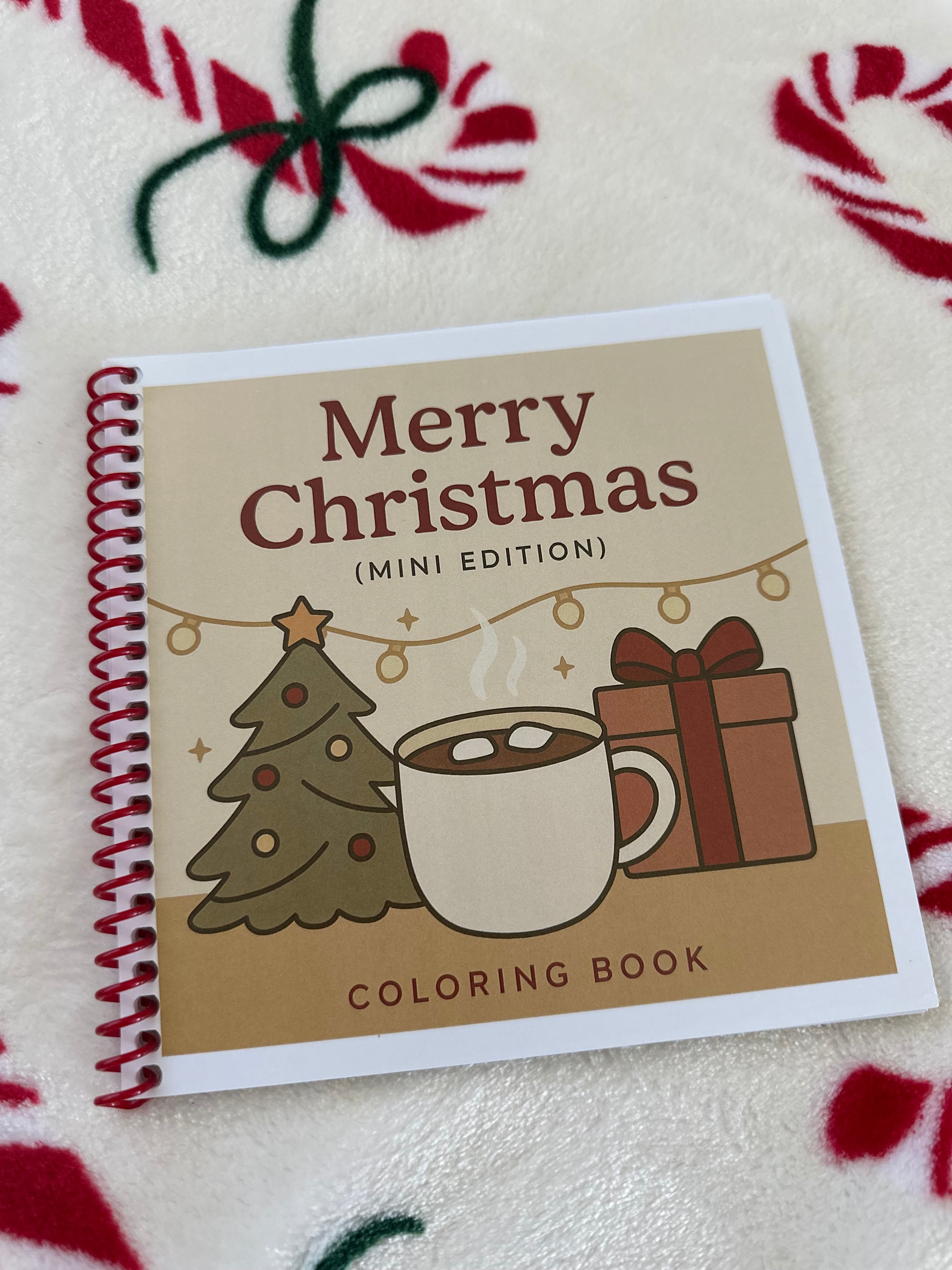 Mini Christmas Coloring Book