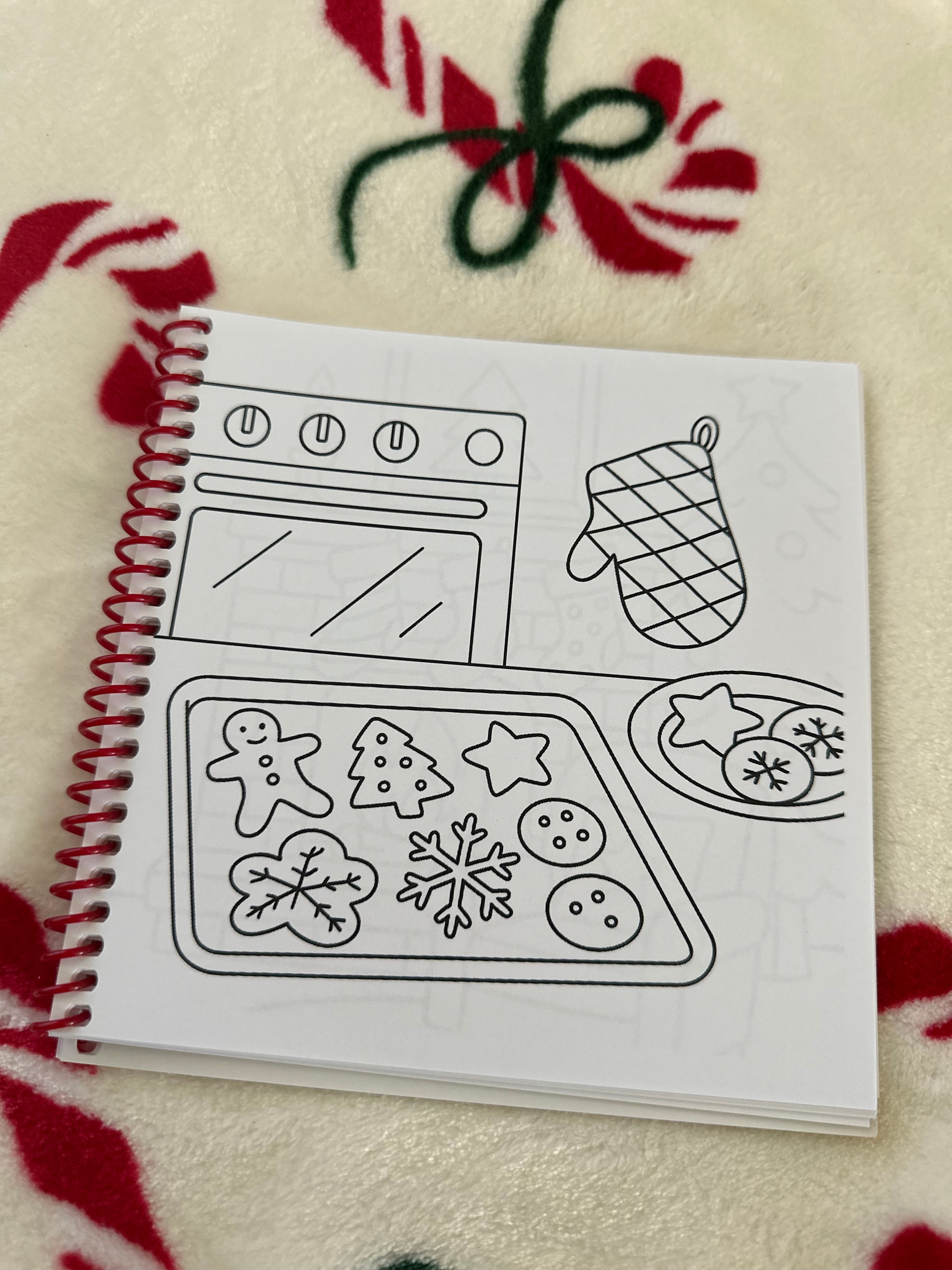 Mini Christmas Coloring Book