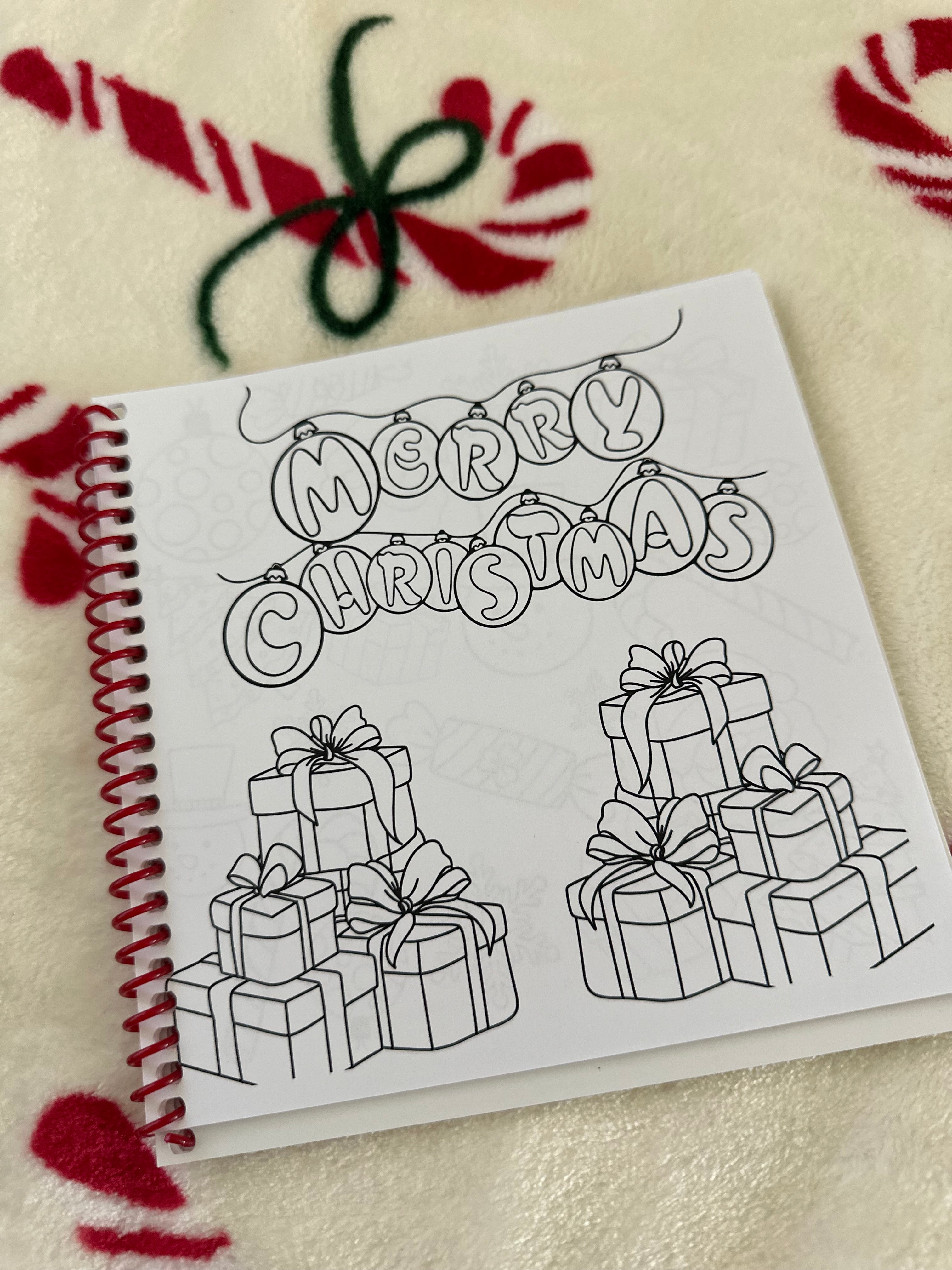 Mini Christmas Coloring Book
